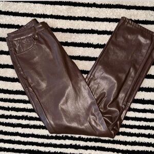 Dollhouse Dark Brown Leather Pants